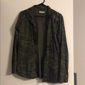 Gilded Intent Denim Camouflage Jacket XS